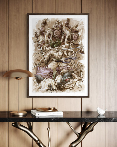 One Piece - Zoro – Anime Coffee Art
